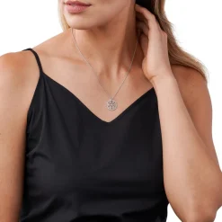 Kette für Damen aus Sterlingsilber mit Zirkonia MKC1477AN040