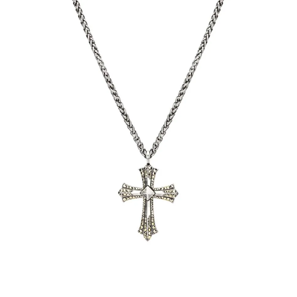 Kette Kudos für Herren mit Kreuz aus Edelstahl PEJGN2112821