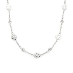Kette Milou für Damen aus Edelstahl mit Kristallen 022487