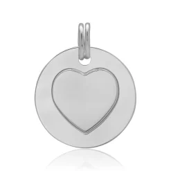 Kette mit beweglichem Herz-Anhänger 925er Silber SP0735SLK