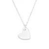Kette mit Herzanhänger aus Sterlingsilber, Zirkonia 2035756