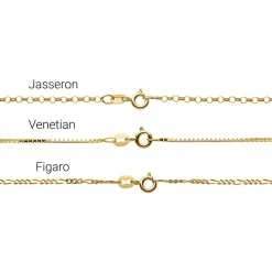 Kette mit Namen wählbar aus vergoldetem 925er Silber NN0090-AgGSL