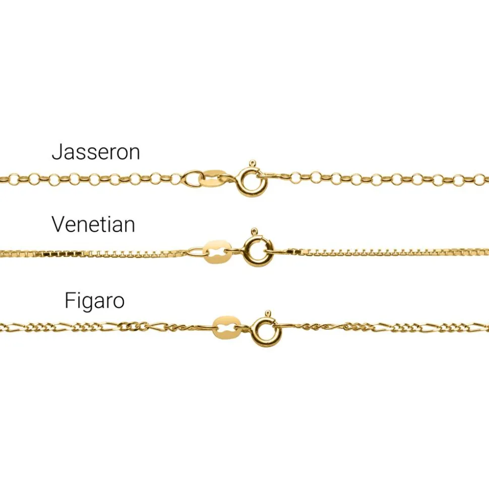 Kette mit Namen wählbar aus vergoldetem 925er Silber NN0090-AgGSL