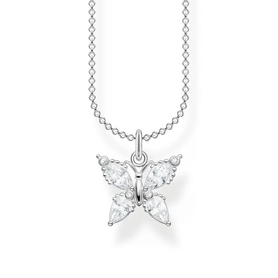 Kette mit Schmetterlingsanhänger aus Silber KE2101-051-14