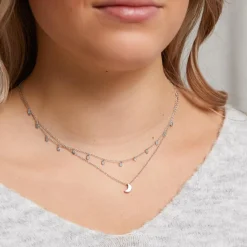 Kette Mondsichel aus Sterlingsilber LSN0030