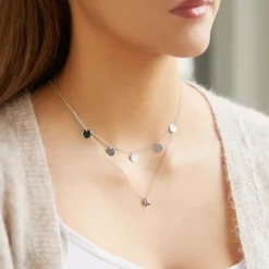 Kette Mondsichel aus Sterlingsilber LSN0030