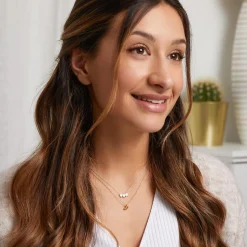 Kette Sterne aus Sterlingsilber LSN0012