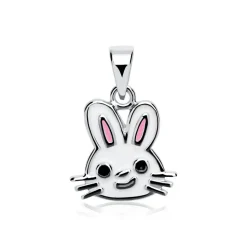 Ketten mit Hasen Anhänger für Mädchen KP0039SLK