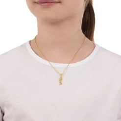 Kinderkette Lillifee aus vergoldetem Sterlingsilber 2038747