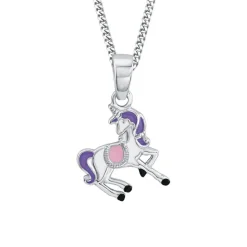 Kinderkette mit Einhorn Anhänger Rosalie 925er Silber 2013150