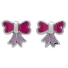 Kinderohrstecker Rosa Schleife KE0117