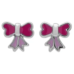 Kinderohrstecker Rosa Schleife KE0117