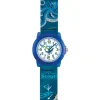 Kinderuhr Blue Sea aus Kunststoff, blau 280305051