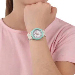 Kinderuhr Rehkitz mit Textilarmband 2038626