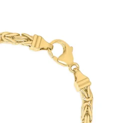 Königsarmband aus 585er Gold in 4 mm Breite BIN1133-14KGSL