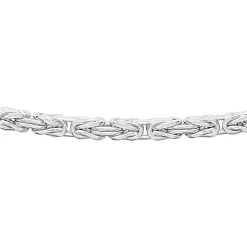 Königsarmband aus Sterlingsilber, 2 mm, vierkant KA0020-F