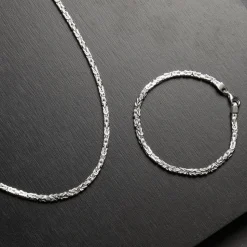 Königsarmband für Herren aus 925er Silber, 3,2 mm KA0032-F