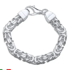 Königsarmband für Herren aus Sterlingsilber, 9 mm KA0090-F