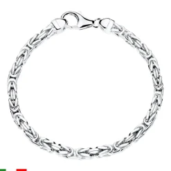 Königsarmband für Herren aus Sterlingsilber, 4,0 mm KA0040-RH