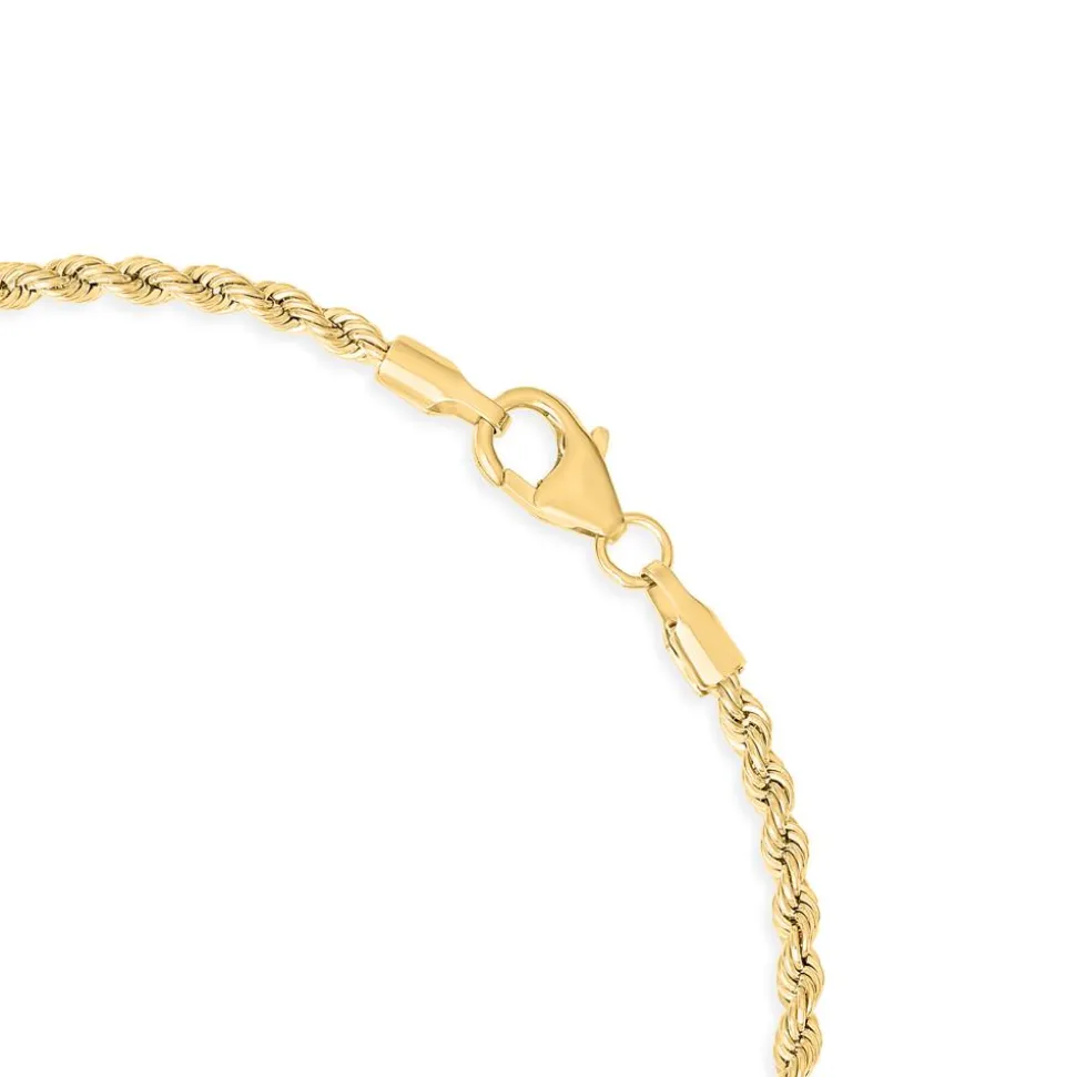 Kordelarmband aus 585er Gelbgold, 2,1 mm BIN1141-14KGSL