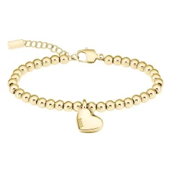 Kugelarmband für Damen aus Edelstahl, vergoldet 1580643