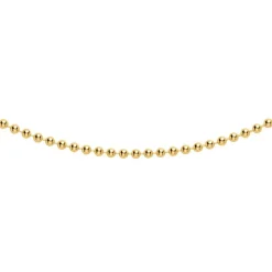 Kugelkette aus vergoldetem 925er Silber, 1,8 mm BC0018-G