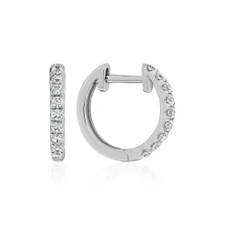 Lab Diamant Ohrringe für Damen aus Weißgold oder Platin BDE0043LG-WSL