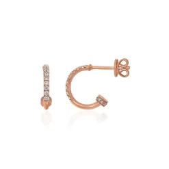 Lab Grown Diamant Ohrstecker für Damen aus Roségold BDE0059LG-RSL