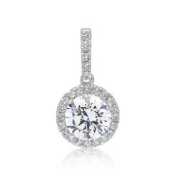 Lab grown Diamantanhänger aus 750er Weißgold BDP0016LG-18KWSL