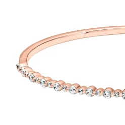 Lab grown Diamantarmreif für Damen aus Roségold BDB0025LG-RSL
