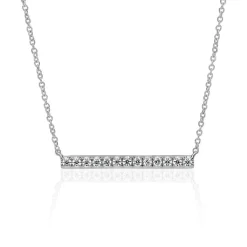 Lab grown Diamantkette für Damen aus Weißgold BDN0006LG-WSL