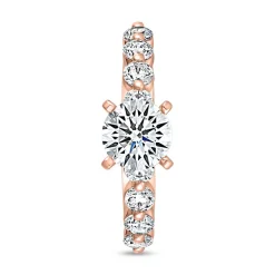 Lab grown Diamantring aus Roségold für Damen BDR0035LG-RSL