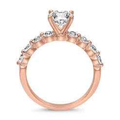 Lab grown Diamantring aus Roségold für Damen BDR0035LG-RSL