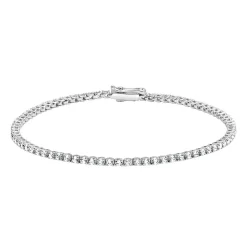 Lab grown Tennisarmband aus Weißgold oder Platin BDB0030LG-WSL