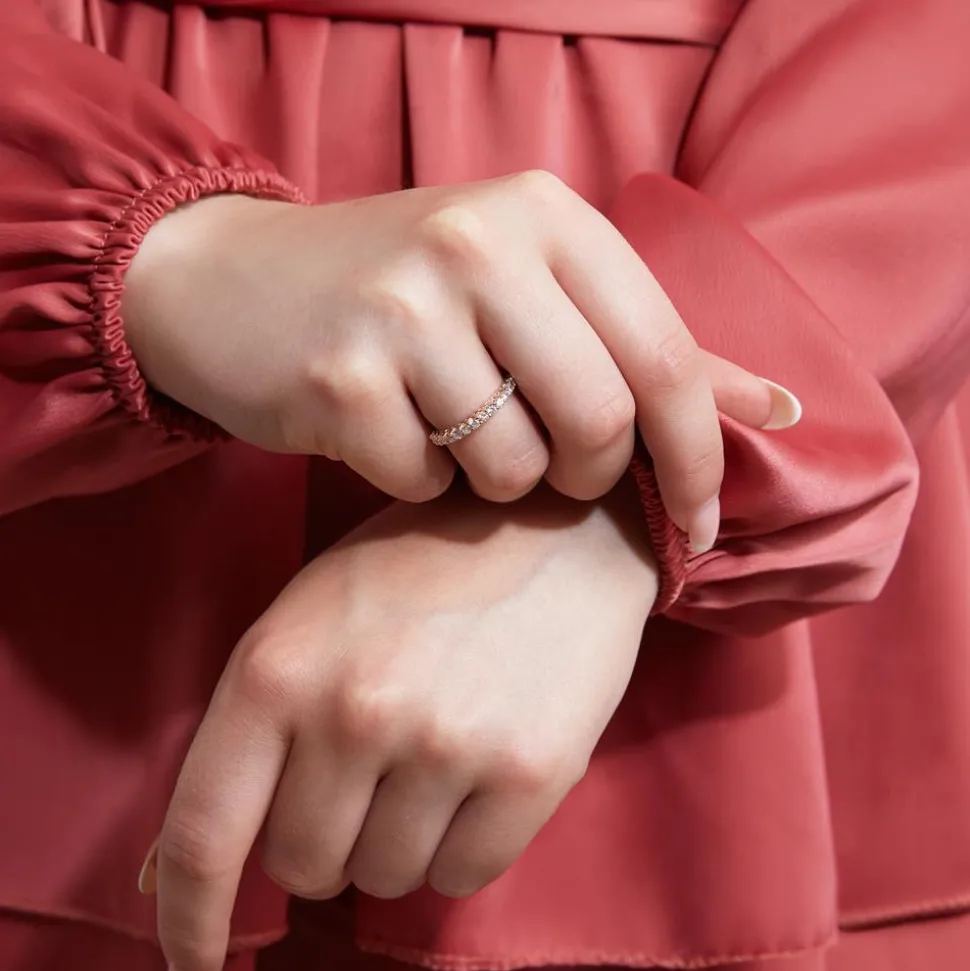 Lab-grown Diamantring für Damen aus Roségold BDR0050LG-RSL