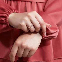 Lab-grown Diamantring für Damen aus Roségold BDR0050LG-RSL