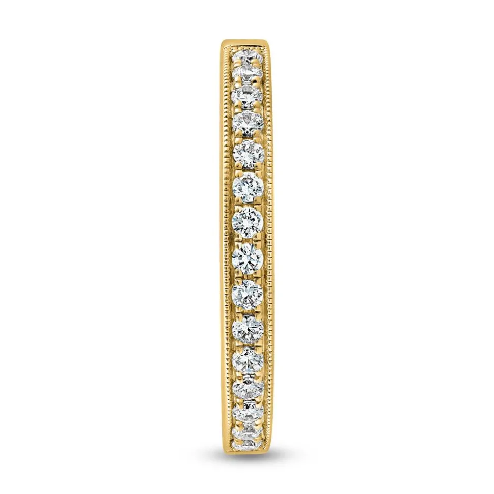 Lab-grown Diamantring für Damen aus Gelbgold BDR0057LG-GSL