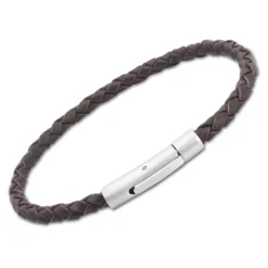 Leder Armband 3,5 mm Edelstahlverschluss LB0001