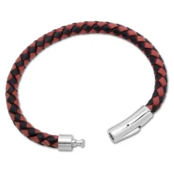 Leder Armband 6mm Edelstahlverschluss LB0025