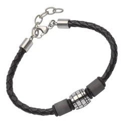 Lederarmband mit Schmuckelementen LB0477