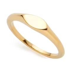 Lovis Ciao Gravurring aus vergoldetem Edelstahl 022139