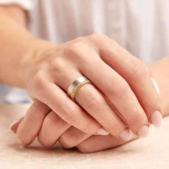 Massiver Vivo Damenring Silber mit Zirkonia R8554czSL