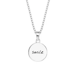 Mädchen Kette Blume aus Sterlingsilber, gravierbar 2027908