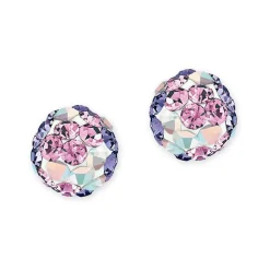 Mädchen Ohrstecker aus 925er Silber mit Glaskristallen 2013162