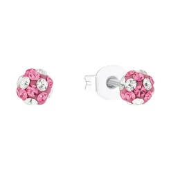 Mädchen Ohrstecker aus Sterlingsilber, Kristalle 2036422