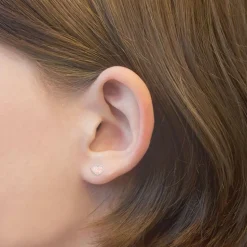 Mädchen Ohrstecker Herzen aus Sterlingsilber 9048885