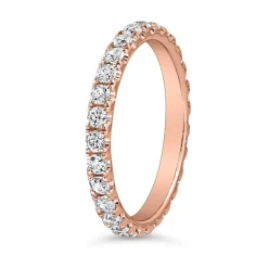 Memoire Ring mit lab grown Diamanten aus Roségold BDR0132LG-RSL
