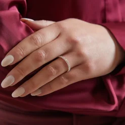 Memoire Ring mit lab grown Diamanten aus Roségold BDR0132LG-RSL