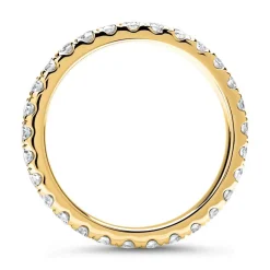 Memoire-Ring 14K Gold 29 Diamanten DR0102-14KG-48mm
