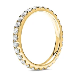 Memoire-Ring 14K Gold 29 Diamanten DR0102-14KG-48mm